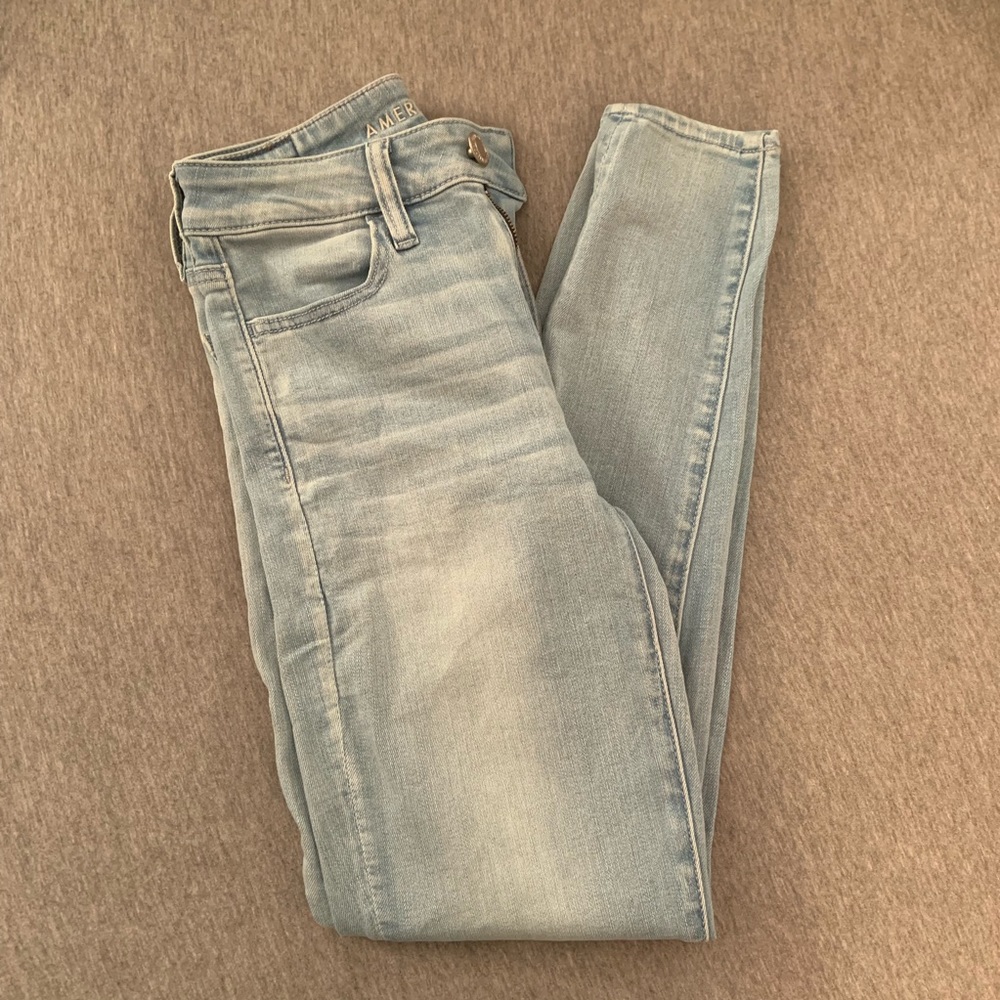 Light Wash Skinny Jeans